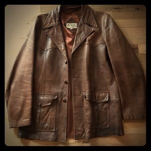Awesome vintage leather jacket